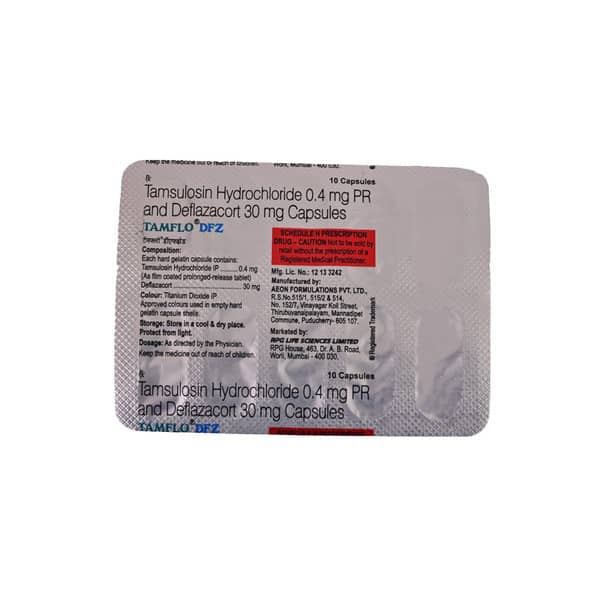 Tamflo Dfz Strip Of 10 Capsules