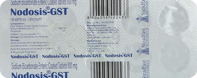 Nodosis Gst Strip Of 10 Tablets