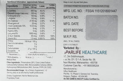 Sparvita Q10 Strip Of 10 Tablets
