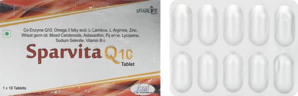 Sparvita Q10 Strip Of 10 Tablets