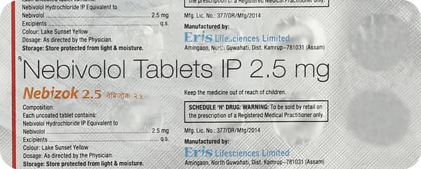 Nebizok 2.5mg Strip Of 10 Tablets