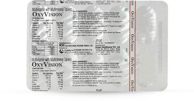 Oxy Vision Strip Of 10 Tablets