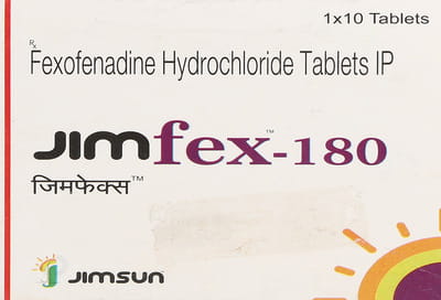 Jimfex 180mg Strip Of 10 Tablets