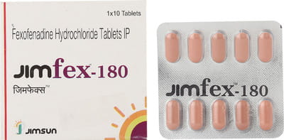 Jimfex 180mg Strip Of 10 Tablets