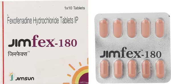Jimfex 180mg Strip Of 10 Tablets