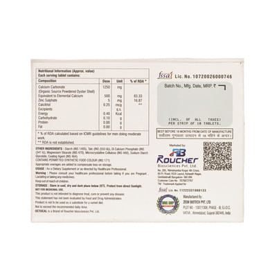 Octocal Strip Of 10 Tablets