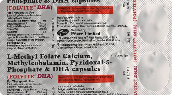 Folvite DHA Capsule