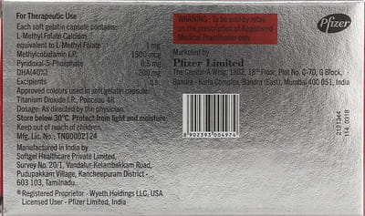 Folvite Dha Strip Of 10 Capsules