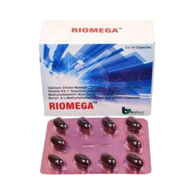Riomega Strip Of 10 Capsules
