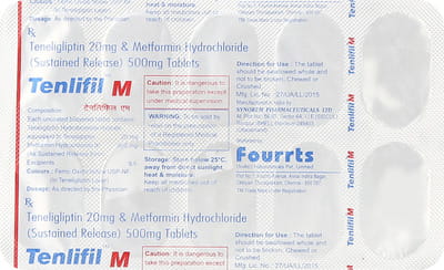 Tenlifil M Strip Of 10 Tablets