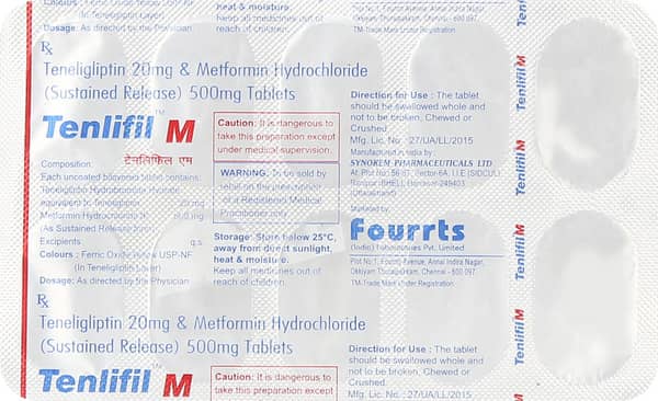 Tenlifil M Strip Of 10 Tablets