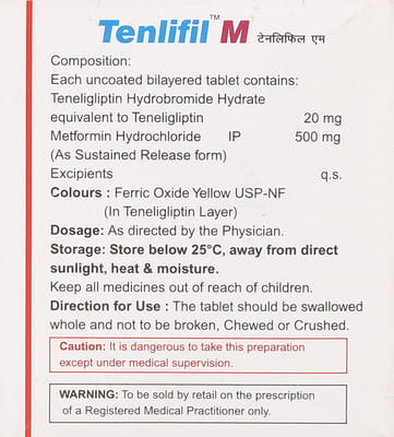 Tenlifil M Strip Of 10 Tablets
