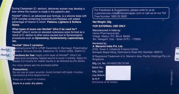 Hexilak C Ultra Gel 20gm