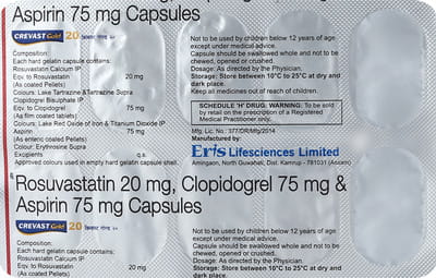 Crevast Gold 20mg Strip Of 10 Capsules