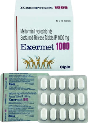 Exermet 1000mg Strip Of 15 Tablets