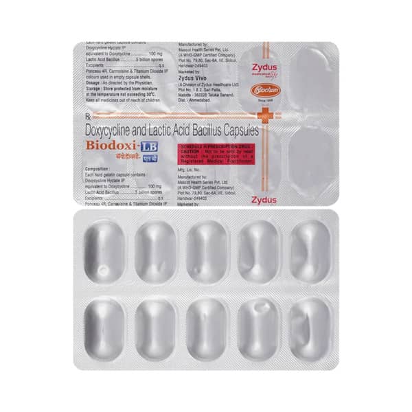 Biodoxi Lb Strip Of 10 Capsules