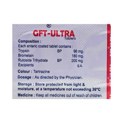 Gft Ultra Strip Of 10 Tablets