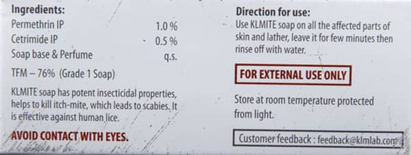 Klmite Box Of 75gm Soap