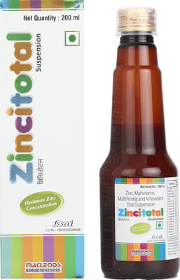 Zincitotal Bottle Of 200ml Suspension