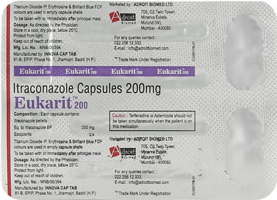 Eukarit 200mg Strip Of 4 Capsules