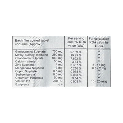Glucocart Forte Strip Of 10 Tablets