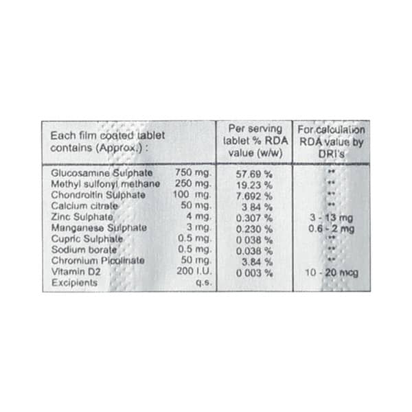 Glucocart Forte Strip Of 10 Tablets