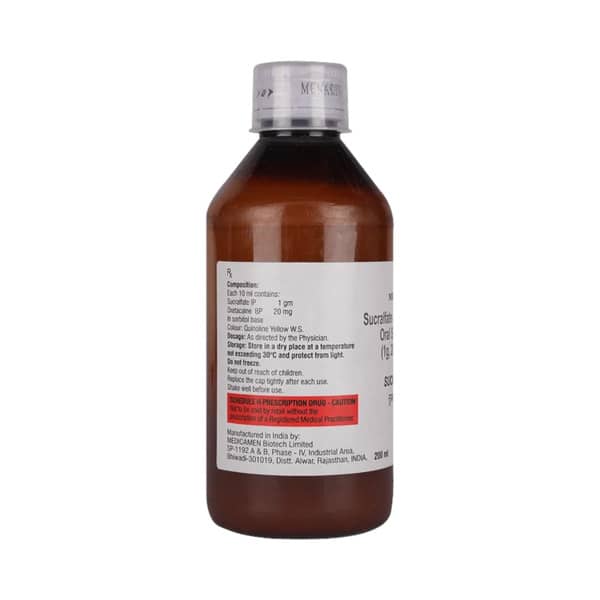 Sucramal O Bottle Of 200ml Suspension