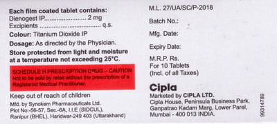 Cipgest 2mg Strip Of 10 Tablets