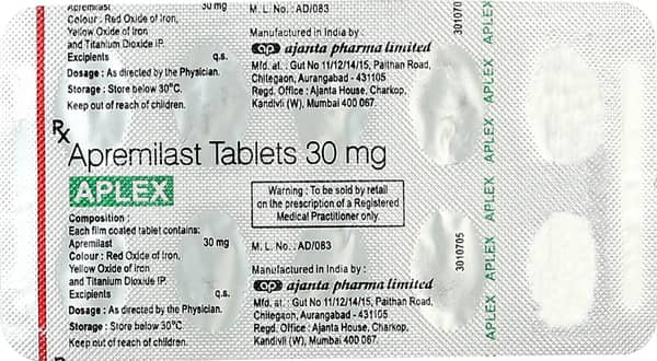 Aplex 30mg Strip Of 10 Tablets