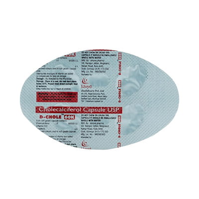 Dececal 60k Strip Of 4 Capsules