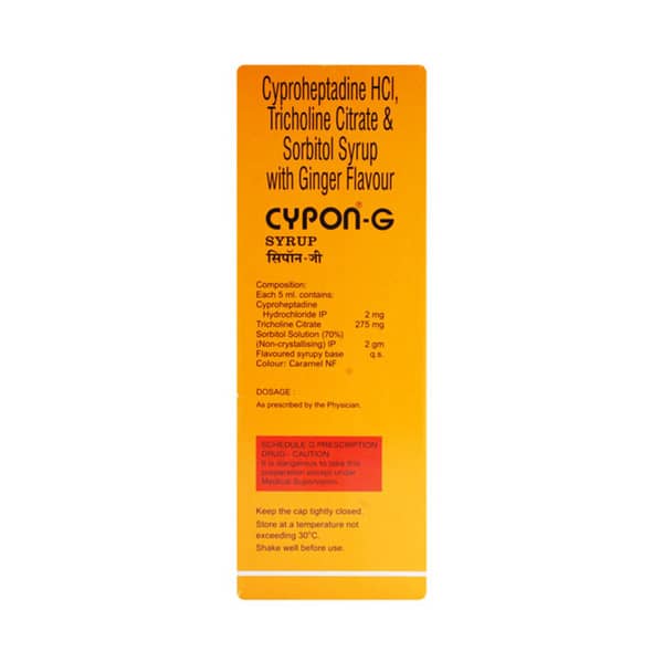 Cypon G Bottle Of 200Ml Syrup