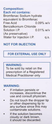 Navionce Bottle Of 2.5ml Eye Drops