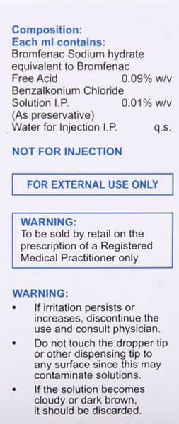 Navionce Bottle Of 2.5ml Eye Drops