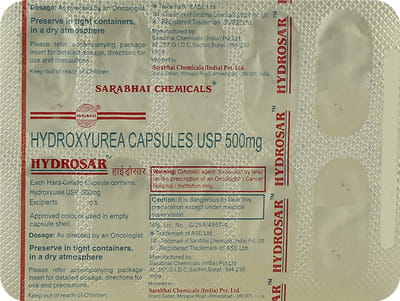 Hydrosar Strip Of 10 Capsules