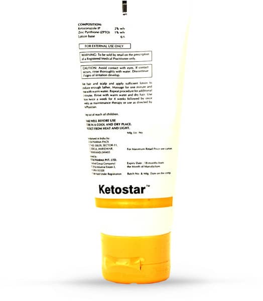 Ketostar Tube Of 50ml Anti Dandruff Lotion
