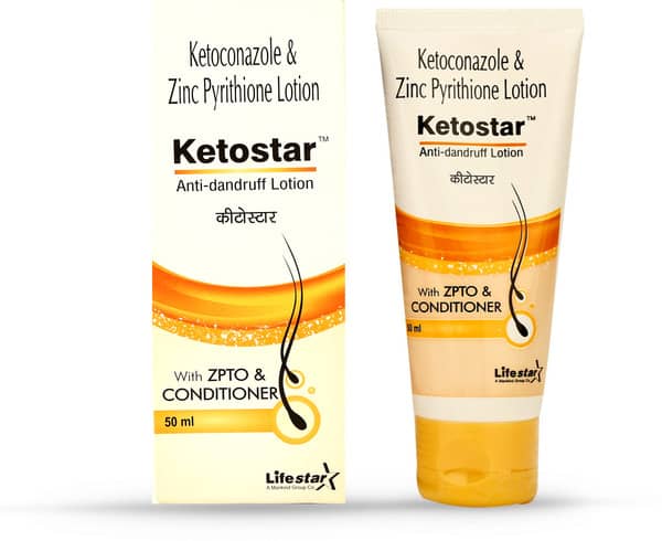 Ketostar Tube Of 50ml Anti Dandruff Lotion