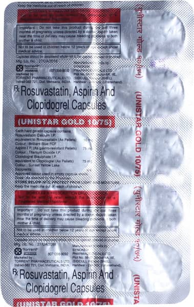 Unistar Gold 10/75 Capsule