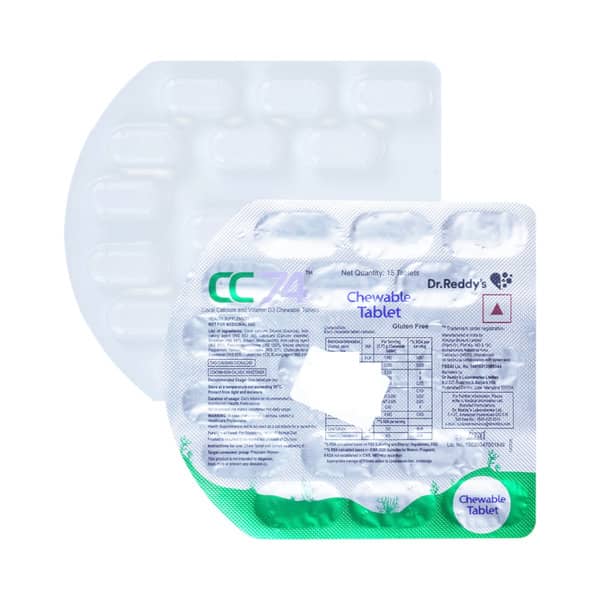 Cc 74 Strip Of 15 Chewable Tablets