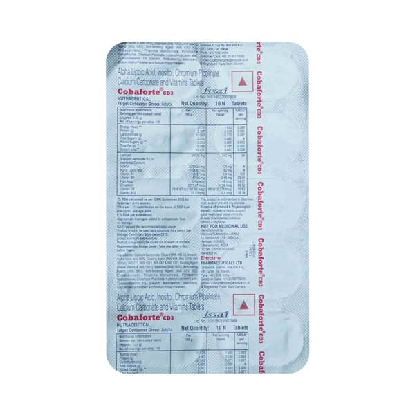 Cobaforte Cd3 Strip Of 10 Tablets