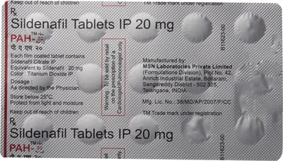 पाह 20एमजी 15 टैबलेट की स्ट्रिप