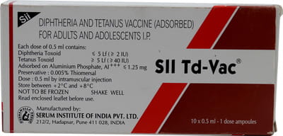 Sii Td Vac Vaccine 0.5ml