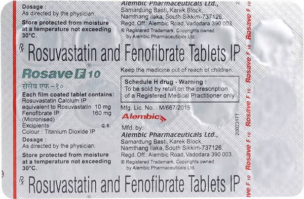 Rosave F 10mg Strip Of 15 Tablets