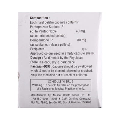 Pantapar Dsr Strip Of 10 Capsules