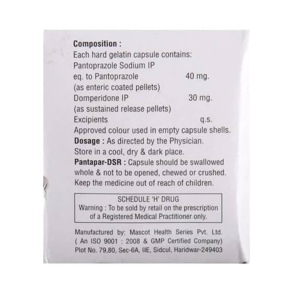 Pantapar Dsr Strip Of 10 Capsules