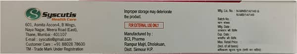 Syscozole 1% Tube Of 30gm Cream