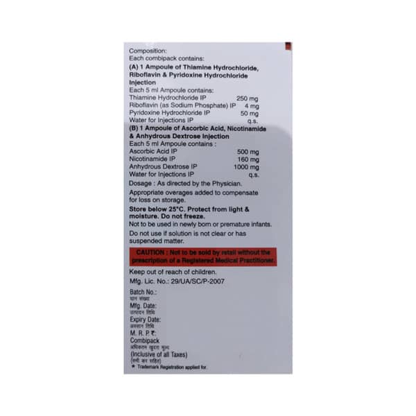 Alcomax Iv Combipack Ampoule Of 5Ml Injection (Pack Of 2)