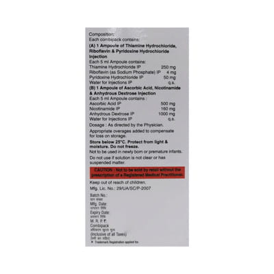 Alcomax Iv Combipack Ampoule Of 5ml Injection (Pack Of 2)