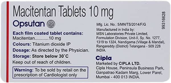 Opsutan 10mg Strip Of 10 Tablets