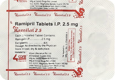 Ramilat 2.5mg Strip Of 10 Tablets
