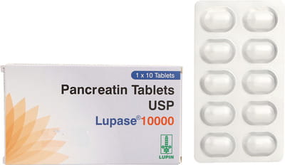 Lupase 10000 Strip Of 10 Tablets